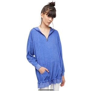 Free People Ocean Blue ‘Pick a Place’ Hoodie